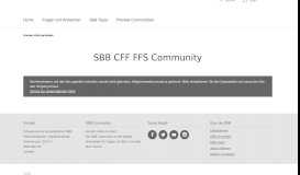 
							         SwissPass Login - SBB CFF FFS Community								  
							    
