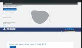 
							         Switch split screen game views in Portal 2 PTI - Arqade								  
							    