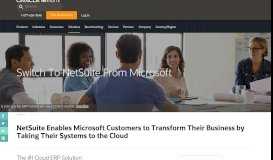 
							         Switch to NetSuite from Microsoft								  
							    