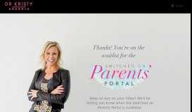 
							         Switched on Parents Portal – Thank You for ... - Dr Kristy Goodwin								  
							    