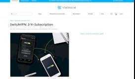 
							         SwitchVPN: 3-Yr Subscription | StackSocial								  
							    