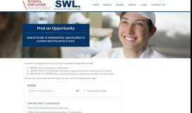 
							         SWL FIND OPPORTUNITY - Structured Workplace Learning								  
							    