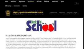 
							         SWMisc / Back to School Information - Harris County School District								  
							    