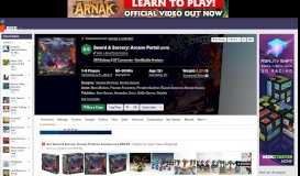 
							         Sword & Sorcery: Arcane Portal | Board Game | BoardGameGeek								  
							    