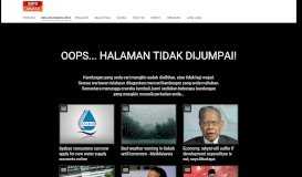 
							         Syabas consumers can now apply for new water supply accounts online								  
							    