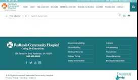 
							         Syam Kunam M.D. | Physician Directory - Redlands Community Hospital								  
							    