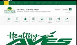 
							         Sycamore Community Schools / Homepage								  
							    