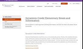 
							         Sycamore Creek Elementary - Pickerington Local School District								  
							    