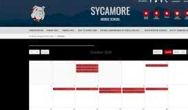 
							         Sycamore Middle School - Calendar								  
							    