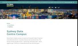 
							         Sydney Data Centre Campus | Global Switch								  
							    