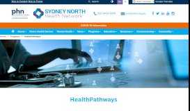 
							         Sydney North HealthPathways - Sydney Primary Health ...								  
							    