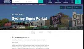 
							         Sydney Signs Portal in Sydney, NSW, Signwriting - TrueLocal								  
							    