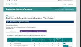 
							         Syed Ammal Engineering College - College List | CollegeStatus360 ...								  
							    