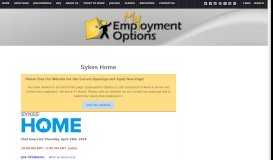 
							         Sykes Home | Employment Options								  
							    