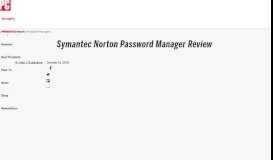 
							         Symantec Norton Password Manager Review & Rating | PCMag.com								  
							    
