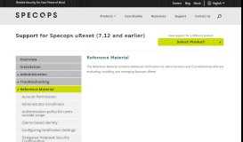 
							         Symantec VIP | Support | Specops Software								  
							    