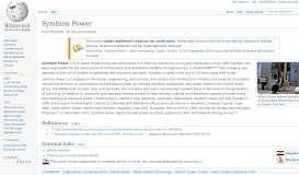 
							         Symbion Power - Wikipedia								  
							    