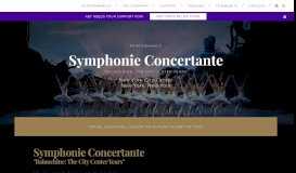 
							         Symphonie Concertante - American Ballet Theatre								  
							    