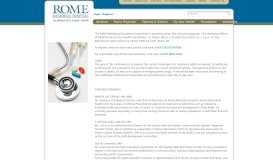 
							         Symposium main page - Rome Memorial Hospital								  
							    