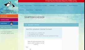 
							         Symptom Checker | LaTouche Pediatrics, LLC								  
							    