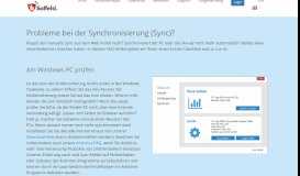 
							         Sync Probleme FAQ | Salfeld								  
							    