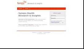 
							         Syneos Health Research & Insights								  
							    