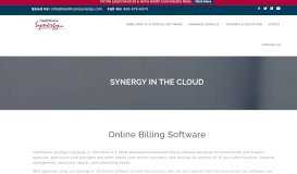
							         Synergy in the Cloud - Healthcare Synergy, Inc.								  
							    