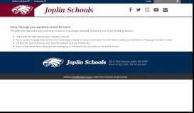 
							         Synergy Information - Joplin Schools								  
							    
