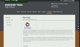 
							         Synergy - Monterey Trail High School								  
							    