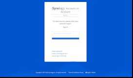
							         Synology Account								  
							    