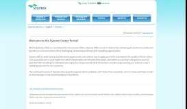 
							         Sysmex America | Careers Center | Welcome								  
							    