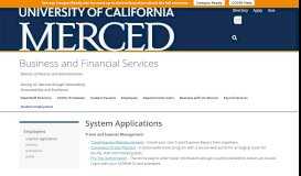 
							         System Applications - (BFS), UC Merced website								  
							    