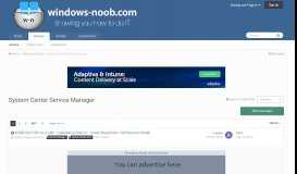 
							         System Center Service Manager - www.windows-noob.com								  
							    