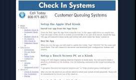 
							         System Setup Guide - Check In Systems Inc								  
							    