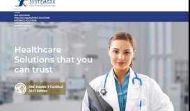 
							         Systemedx Healthcare Technology Clinical Navigator EHR Home								  
							    