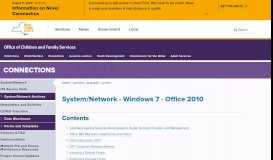 
							         System/Network - CONNECTIONS - OCFS | intranet								  
							    