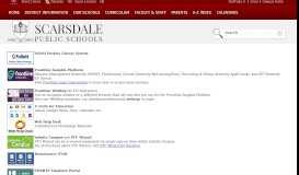 
							         Systems Portal / Systems Portal - Scarsdale Schools								  
							    