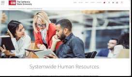 
							         Systemwide Human Resources | CSU - California State University								  
							    