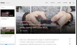 
							         T-Mobile accelerates performance and saves money ... - Citrix								  
							    