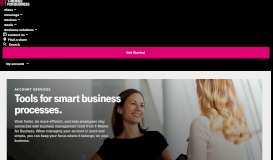 
							         T-Mobile Business Account Services | Business Management Tools								  
							    