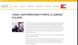
							         ta3mal youth employability portal is launched in algeria - Silatech								  
							    
