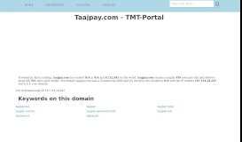 Taajpay Login Page