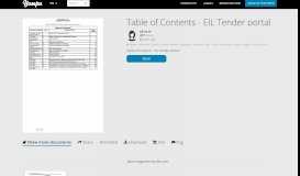 
							         Table of Contents - EIL Tender portal - Yumpu								  
							    