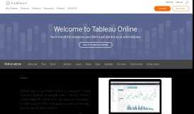 
							         Tableau Online admin | Tableau Software								  
							    