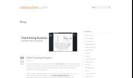 
							         tableaufans.com » Client-Facing Analytics								  
							    