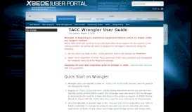 
							         TACC Wrangler - XSEDE User Portal								  
							    