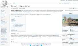 
							         Tackley railway station - Wikipedia								  
							    