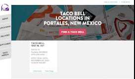 
							         Taco Bell in Portales, New Mexico | Taco Bell								  
							    