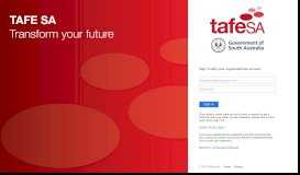 
							         TAFE SA Portal								  
							    