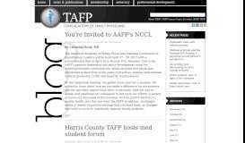 
							         TAFP Blog - TAFP								  
							    